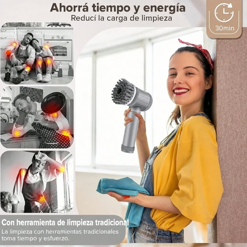 Ahorra tiempo y energía en la limpieza